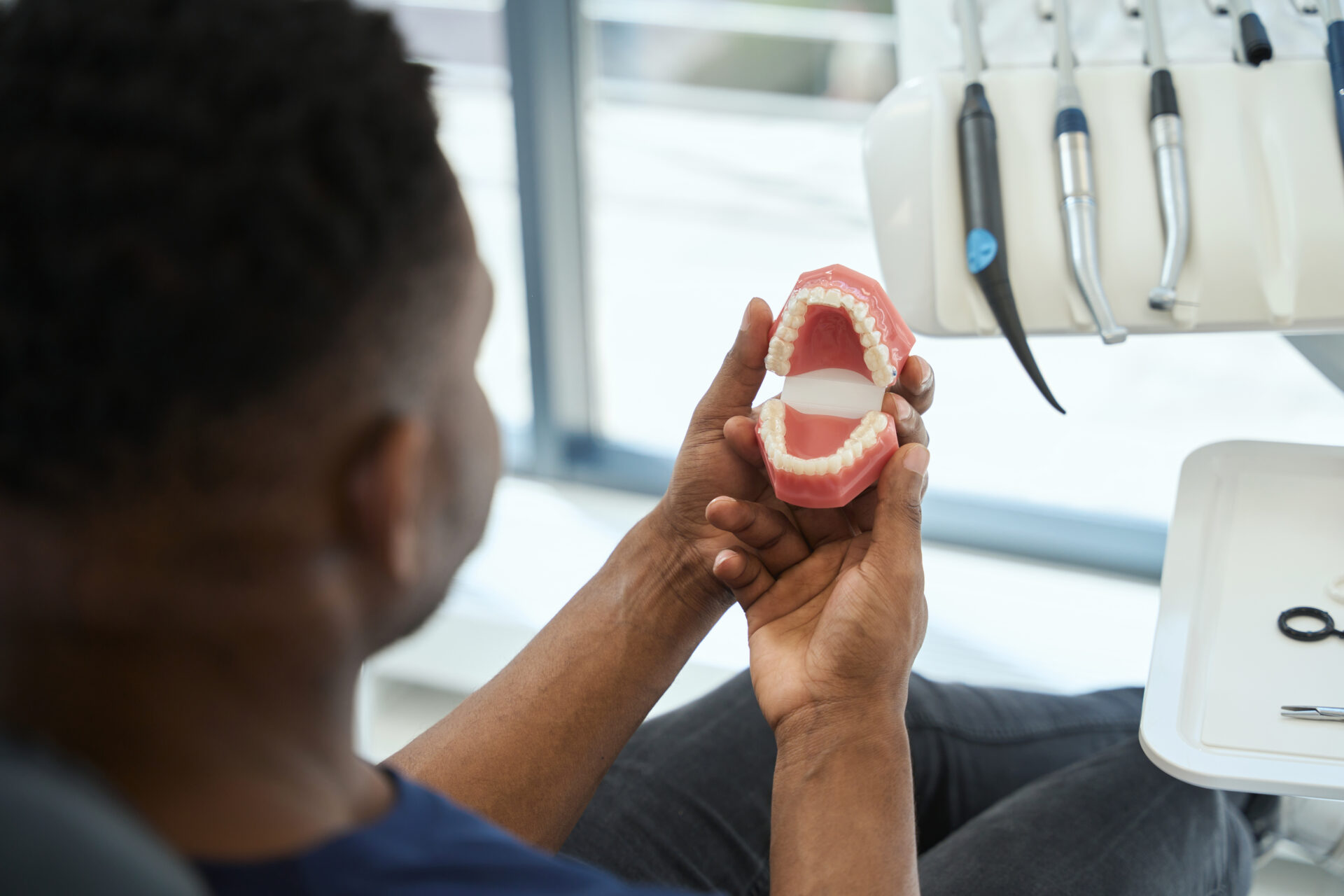 Teeth Grinding Fake Jaw Model